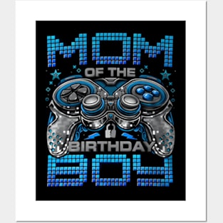 Mom of the Birthday  Video Gamer Birthday Family Posters and Art